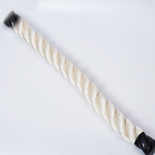100 Nylon Three Strand Polyester Rope , Offshore Mooring 3 Strand