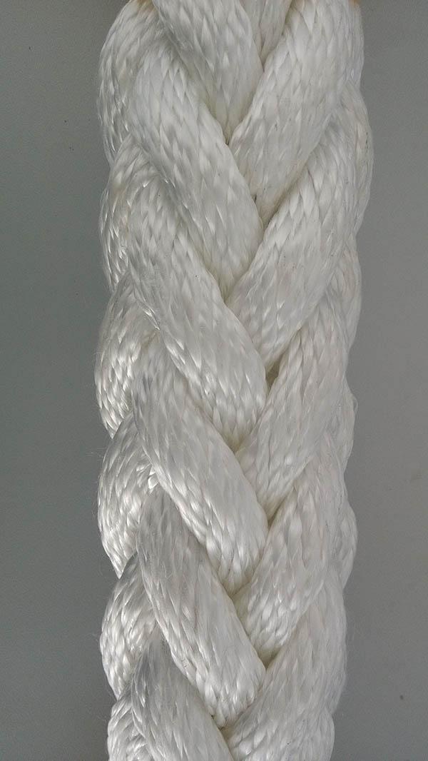 18mm Nylon Mooring Rope – 3 Strand White, Made In UK – Choose Your Length (Boat/Yacht)