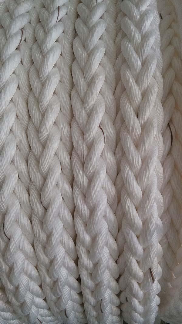 68mm X 220m Nylon Mooring Rope 2 Meter Splice Eyes Both Ends Mildew ...