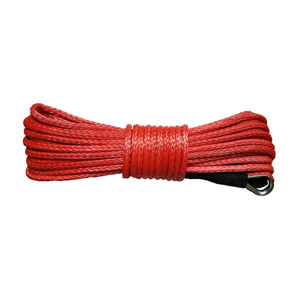 No Kink 8mm X 15m Synthetic Winch Rope Prestretched Smooth Tight Structure