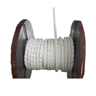 Soft Hollow Core 3 Strand Poly Rope , UV Stabilized Polysteel Rope