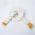 Ship 3 Strand Twisted Polyester Rope , 3 Strand PP Rope With Blue Tracker