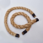 Natural Fiber Thick Manila 3 Strand Polyester Rope Braided Jacket Cover