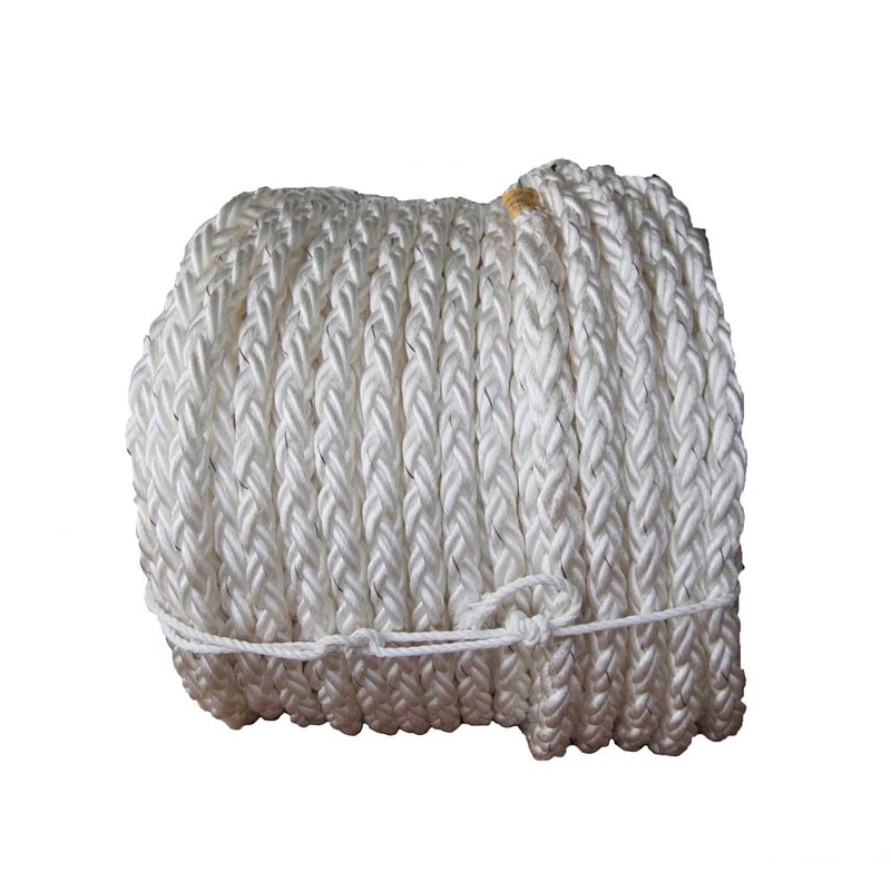 56mm x 220m White Polypropylene Tow Rope High Strength PP Fiber Test Strictly