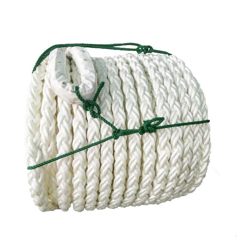 Shrink Resistance Polysteel Mooring Rope , Safety Floating Nylon Polypropylene Rope