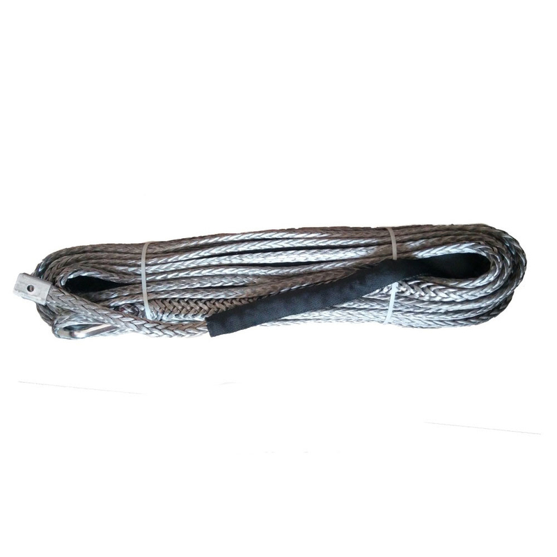 10mm X 30m 23000 Lbs Synthetic Atv Winch Cable , 2/5" X 100ft UTV Winch