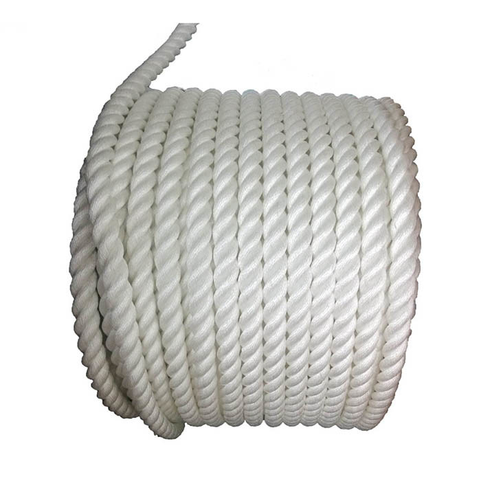 Poly 3 Strand Twisted Rope Diameter 3/8" X 600ft Acids Resistant Multi Purpose