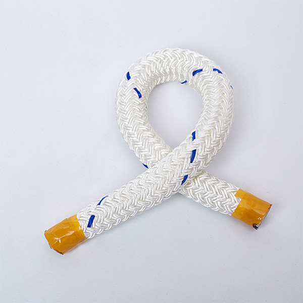 24 Strand 28mm Double Braid Polypropylene Rope Good Elasticity Color Retention